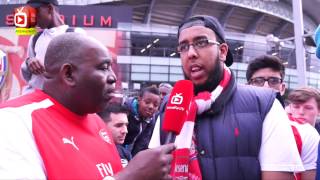 Fan thinks Raheem Sterling can learn a lot from Theo Walcotts Attitude  Arsenal 4 West Brom 1 [upl. by Allwein]