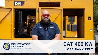 91236 CAT 400 KW Load Bank Test Horizontal [upl. by Mar]