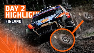 Day 2 Highlights  WRC Secto Rally Finland 2024 [upl. by Tory198]