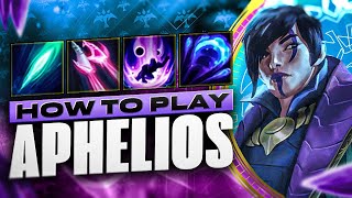 How to Play Aphelios in Season 14  Aphelios ADC Gameplay Guide  Best Aphelios Build amp Runes [upl. by Anelaf924]