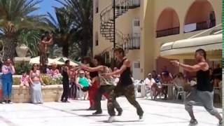 ANIMATION IN TUNISIAN HOTEL Houda Golf amp Beach Club Hotel Monastir Tunisie [upl. by Lehplar]