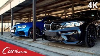 Audi RS3 vs BMW M2 Track Race  The Rematch Part 2 [upl. by Novi]