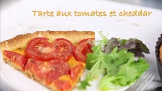 Recette tarte aux tomates et au cheddar [upl. by Ginnie]