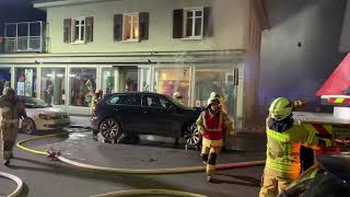 Dachstuhlbrand in Dornbirner Marktstraße [upl. by Landan433]