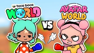 BATTLE 😱 TOCA BOCA WORLD Vs AVATAR WORLD  Toca Boca VS Pazu Games [upl. by Australia]