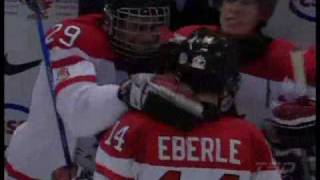 Jordan Eberle Team Canada Semi Final Tying Goal vs Russia [upl. by Haymes]