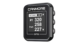 CANMORE H300 Handheld Golf GPS  Essential Golf Course Data and Score Sheet  Minimalist amp User Fr [upl. by Olinad]