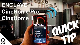 Enclave CineHome IIPro Bluetooth Music Setup  Quick Tip Tutorial [upl. by Melc]