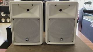 Demoing our ElectroVoice SX80 175W 8 Ohms 2Way Speakers [upl. by Fisher]