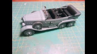 ICM Mercedes G4 124 Pt5 Interior Paint tricks and finishing touches [upl. by Jala977]