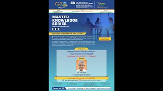 EEE Webinar on Corporate Social Responsibility [upl. by Reyam]