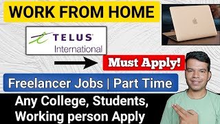 Part Time Job Work From Home  No Investment  Freelancer Job  Online Jobs At Home workfromhomejob [upl. by Yclek]