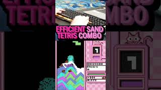 Efficient Sand Tetris Combo shorts tetris [upl. by Blake]