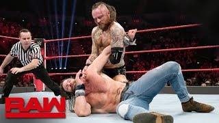 Aleister Black debuts on Raw against Elias Raw Feb 18 2019 [upl. by Pizor]