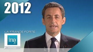 Nicolas Sarkozy  Campagne présidentielle 2012  Archive INA [upl. by Nnaarat]