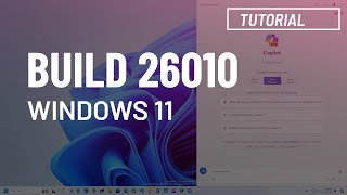 Windows 11 build 26010 NEW Copilot undock and resize Widgets without news more [upl. by Atnahs]