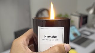 Does the Twelve South New Mac Candle really smell like a new Mac [upl. by Lapotin]