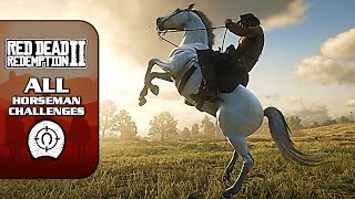 RDR2 100 Walkthrough  All Horseman Challenges [upl. by Edwards]