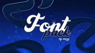 THE BEST FREE Font Pack  100 Fonts  Free Download [upl. by Silliw170]