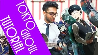 【TUTORIAL】 【TABS】 Tokyo Ghoul  Unravel OP 1 Acoustic Guitar Tutorial Fingerstyle velo city [upl. by Ayokahs]