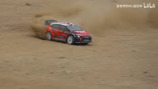 MJX 14303 Citroen WRC Rally C3 Offroad Drifting Slowmo Footage  横滑上等！美嘉欣14303落地行走 [upl. by Grania]