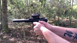 Ruger MK4 2245 suppressed With SLOMO [upl. by Benny412]