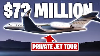 Bombardier Global 8000 Private Jet Tour  73 Million [upl. by Aileno937]