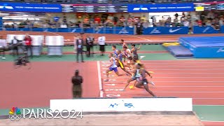 USAs Christian Coleman nails 60m dash in 651 to earn threepeat at Millrose Games  NBC Sports [upl. by Gleda998]