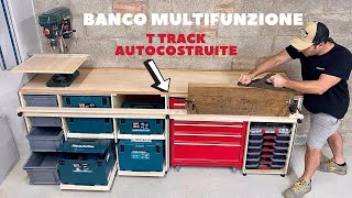 BANCO da lavorosistema di fissaggio T TRACK fai da te [upl. by Kassie]