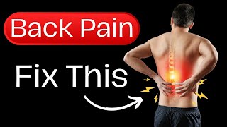 How To Fix Low Back Pain  Fast and Lasting Relief [upl. by Eart648]