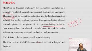 MedDRA And Standardized MedDRA Queries [upl. by Verlee]