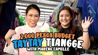 2000 Pesos Budget In Taytay Tiangge With Mareng Camille  Toni Gonzaga [upl. by Okihcim]