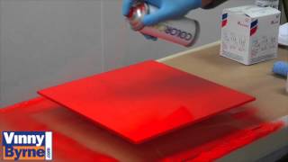 How to Spray a Glass Splash Back [upl. by Ketty446]