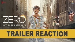 Zero  Trailer Reaction  Shah Rukh Khan  Aanand L Rai  Anushka  Katrina [upl. by Allehc]