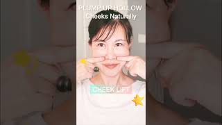 LOOK YOUNGER NATURALLY IN A SHORT TIME😱 Best exercise to plump up hollow cheeks Try it for 14 days [upl. by Yrakcaz]