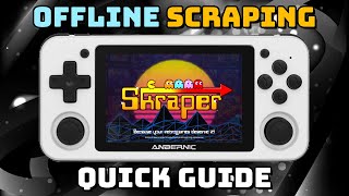 Guide Skraper for Retro Handheld Devices RG351P RG351V ODROID Go Super and more [upl. by Shore]