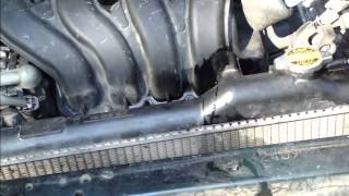 How to change radiators fan Toyota Corolla VVTiengine Years 20002008 [upl. by Shannon]