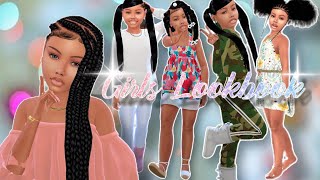 Sims 4 CAS  Girls Lookbook [upl. by Leeland]