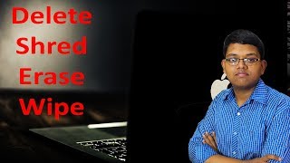 Delete Erase Shred Wipe Explained In Hindi [upl. by Poland748]