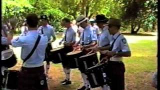 Victoria Police Pipe Band  Daylesford December 1990 [upl. by Manvil]