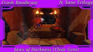 Crash Bandicoot N Sane Trilogy  Jaws of Darkness Clear Gem [upl. by Shult517]