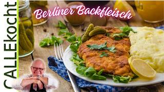 Alt Berliner Backfleisch – Schnitzel Rezept mit zartem Rindfleisch [upl. by Ynoble]