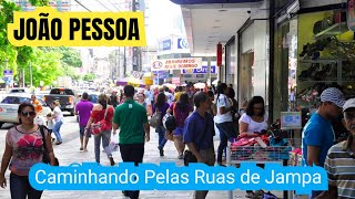 Assim é o Centro de JOÃO PESSOA no Sábado pela Manhã [upl. by Riana]