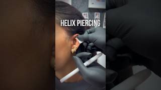 Helix Piercing ✨ One of the most popular ear piercings in 2023 earpiercing piercing [upl. by Nali]