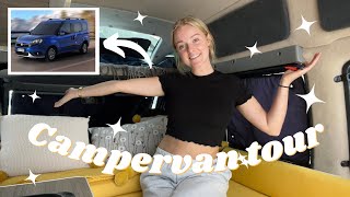 Fiat Doblo Campervan Conversion  Van tour [upl. by Liban539]