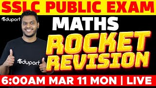 SSLC Public Exam Maths  Rocket Revision  Eduport Class 10 [upl. by Alten]