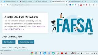 Trying to fill out the 2024−25 FAFSA Form on December 31 2023 although the website wont let me [upl. by Claudio]