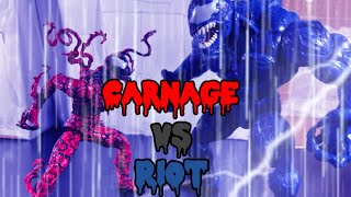 Carnage vs Riot MultiverseOfToys [upl. by Ellehcer]