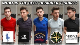 What Is The BEST Mens DESIGNER TShirt Stone Island CP Company  More [upl. by Nolyd]