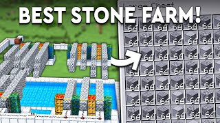 Minecraft BEST Cobblestone amp Stone Farm 121  ALL TYPES  180000 PERH [upl. by Terti]